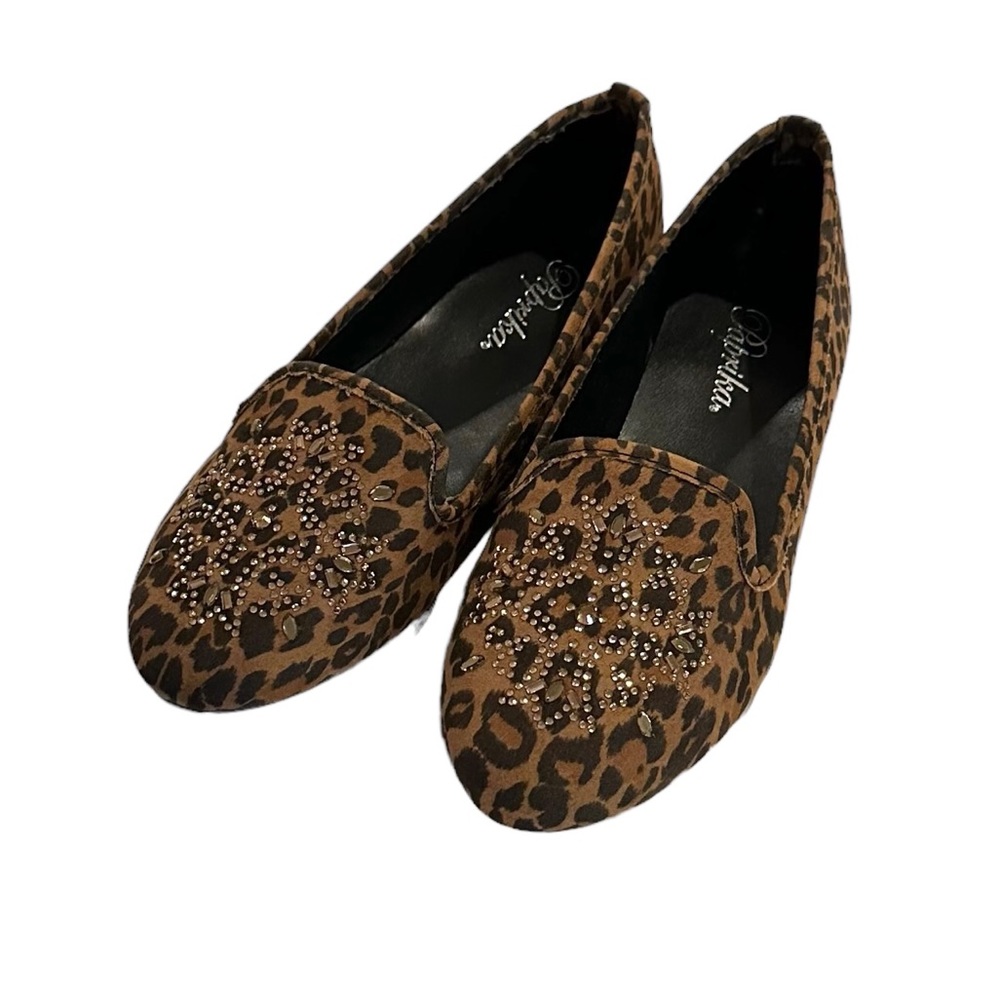Paprika Saba Leopard Print Flats 5.5
